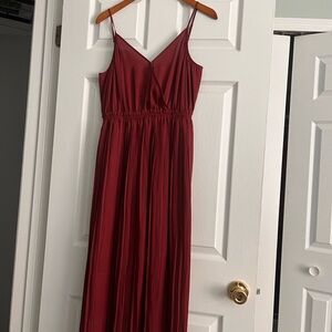 GAP Deep Red long sleeveless Dress S